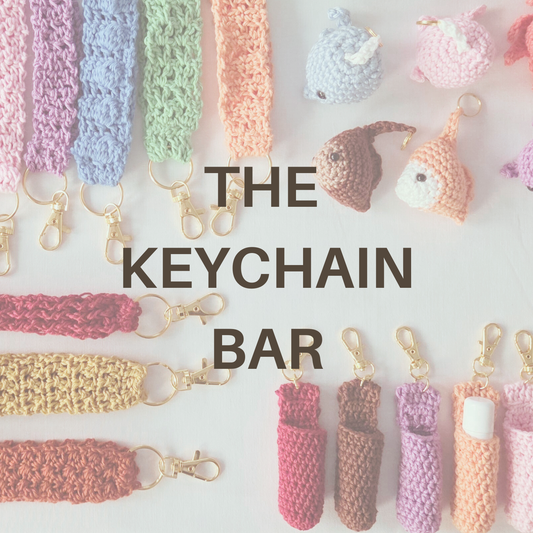 The Keychain Bar is Now Open — Handmade Crochet Keychains by Erika Liesel
