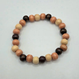 Natural Tricolor Wood Bracelet