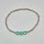 Blue Heart Bracelet