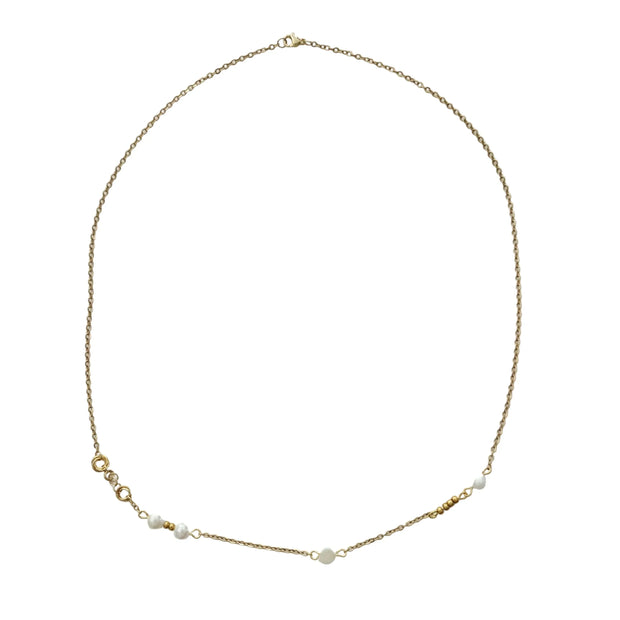 Angel | 20" Handmade Gold Pearl Necklace