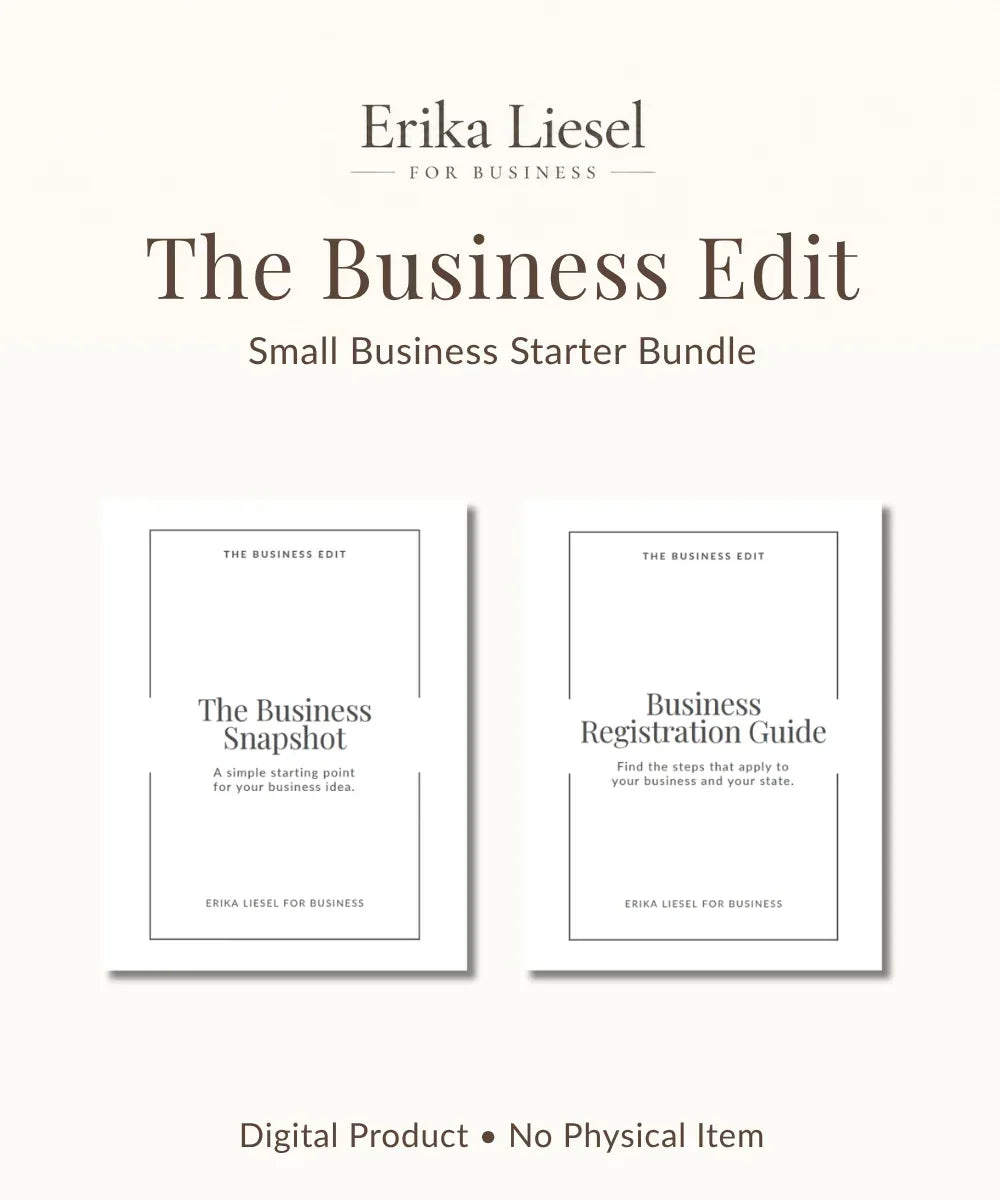 The Business Edit — Small Business Starter Bundle