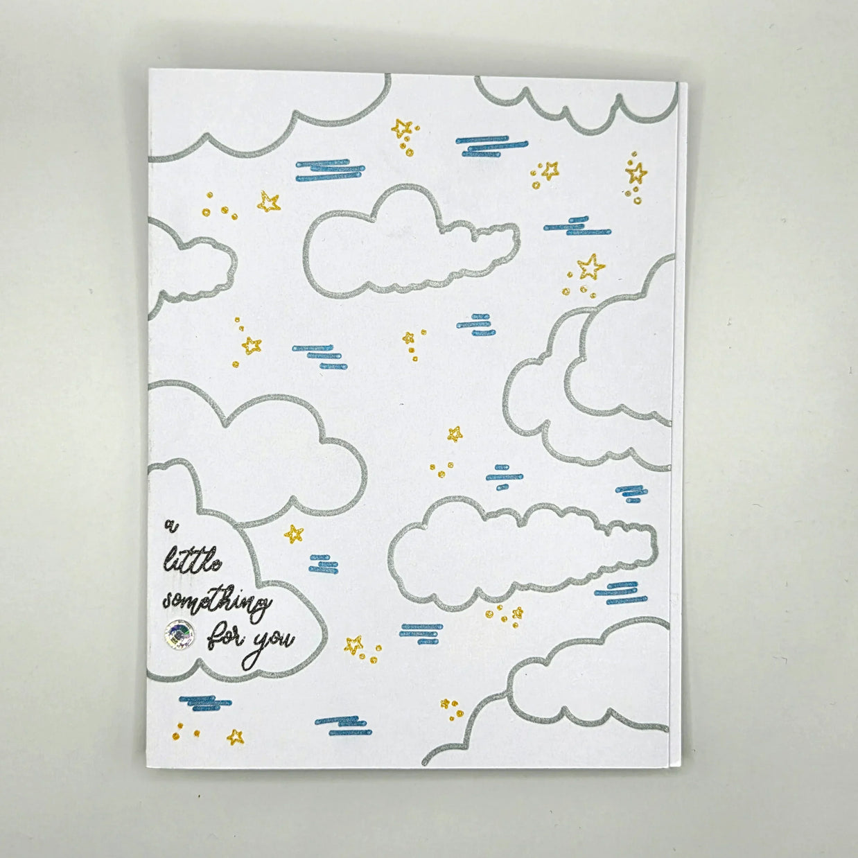 A Little Something for You – Handmade Sky Greeting Card