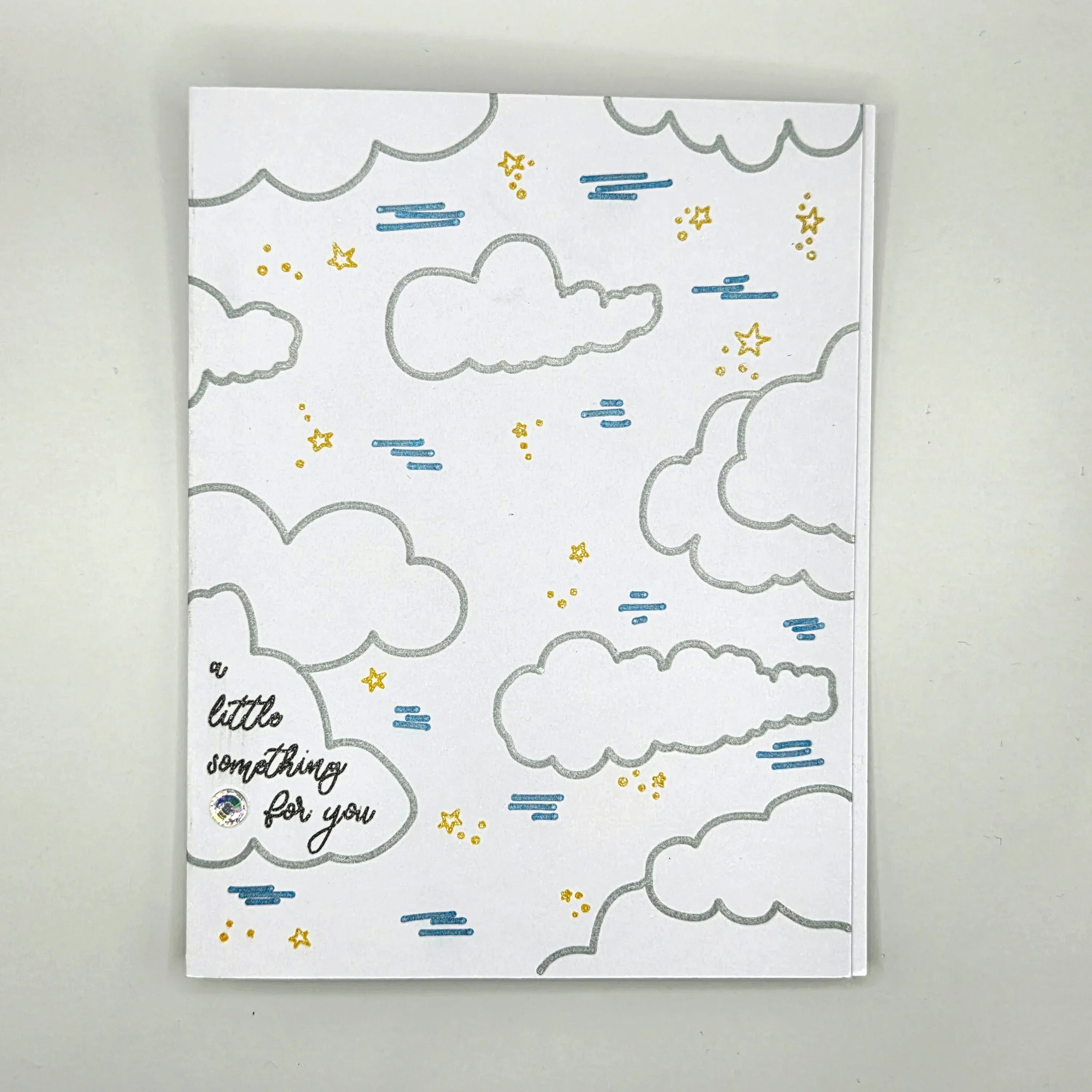 A Little Something for You – Handmade Sky Greeting Card