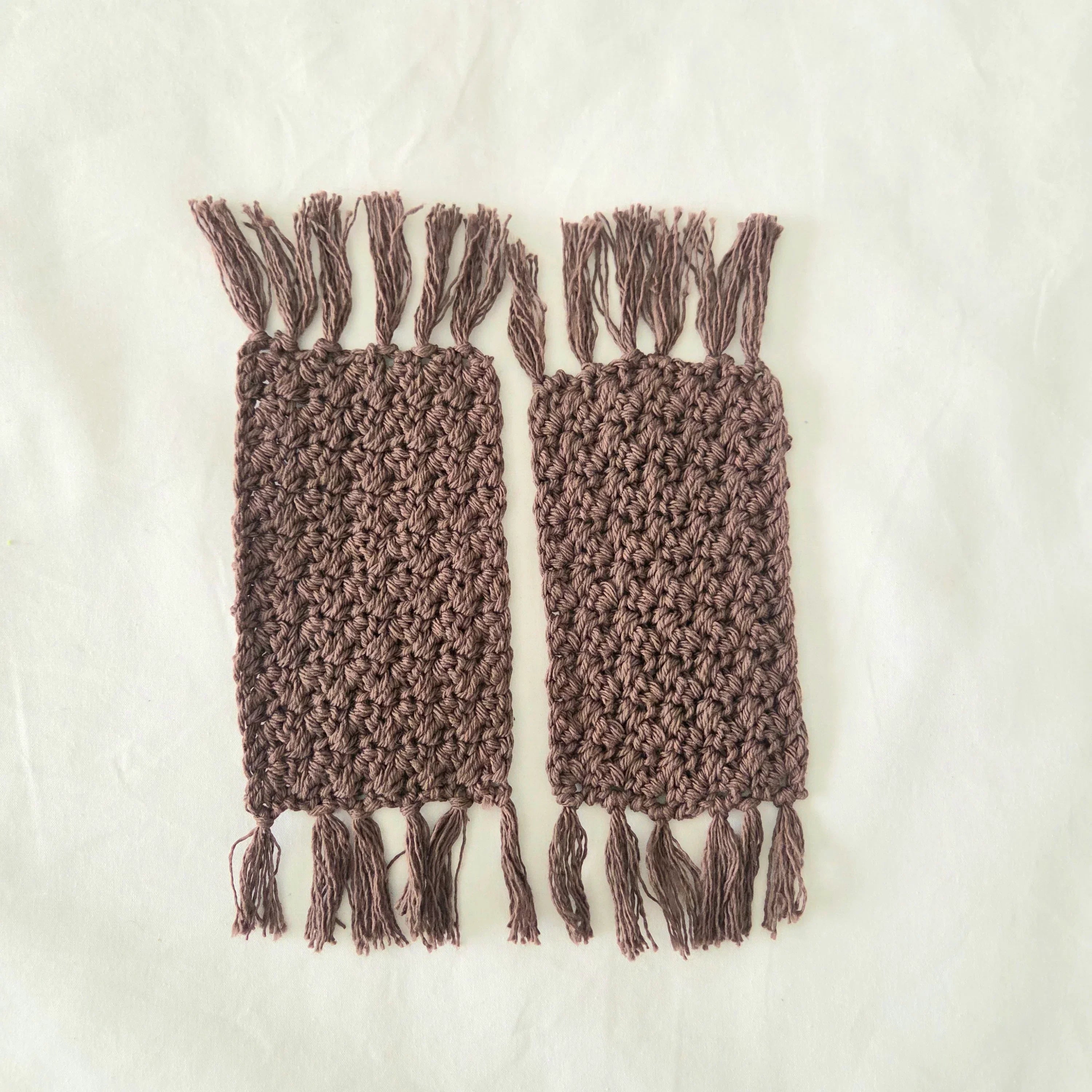 Handmade Cotton Mug Rugs – Set of 2