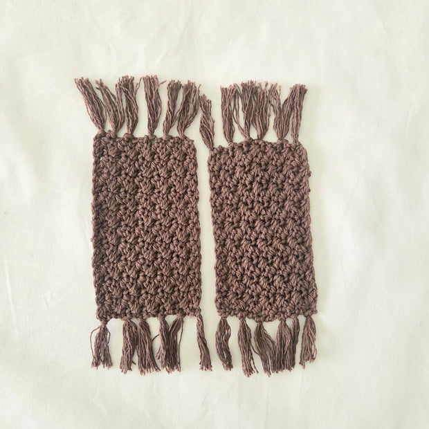 Handmade Cotton Mug Rugs – Set of 2