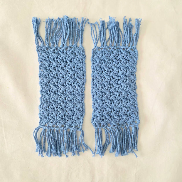 Handmade Cotton Mug Rugs – Set of 2