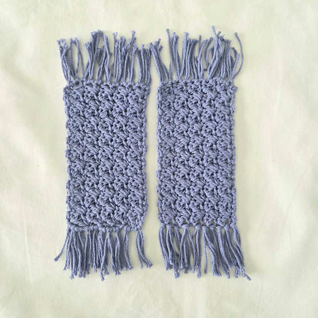 Handmade Cotton Mug Rugs – Set of 2