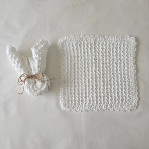 Crochet Bunny Dishcloth
