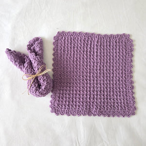 Crochet Bunny Dishcloth