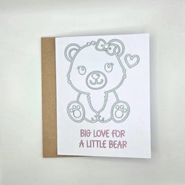 Little Bear Baby Card