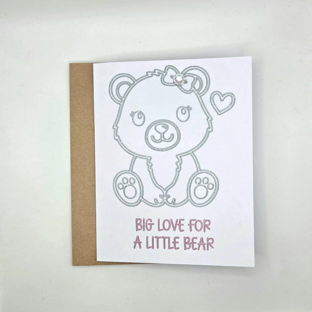 Little Bear Baby Card