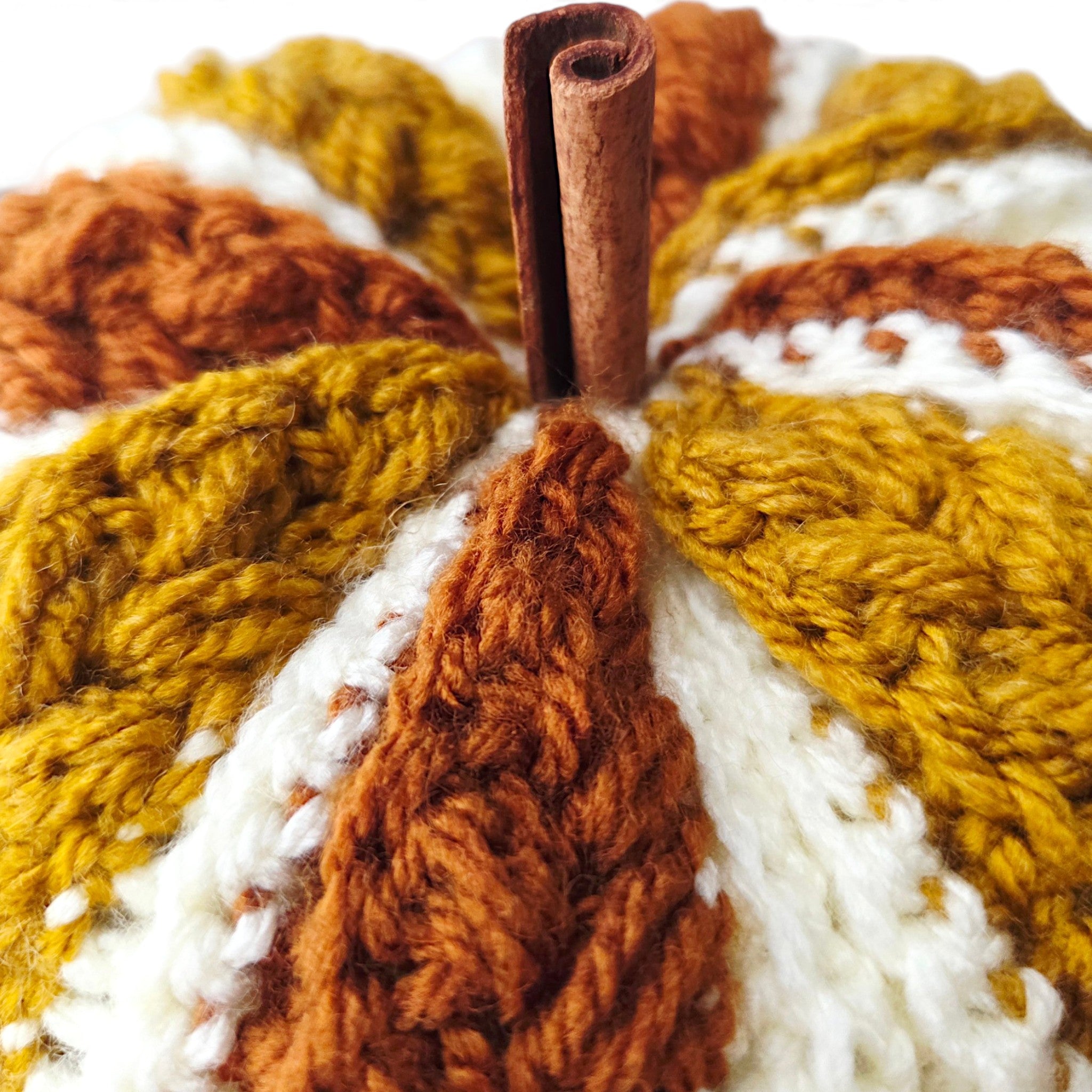 Handmade Crochet Pumpkin | Small Fall Decor
