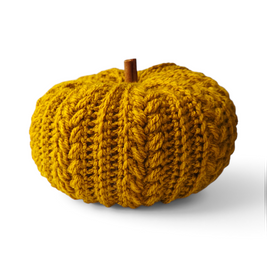 Handmade Crochet Pumpkin | Large Fall Decor