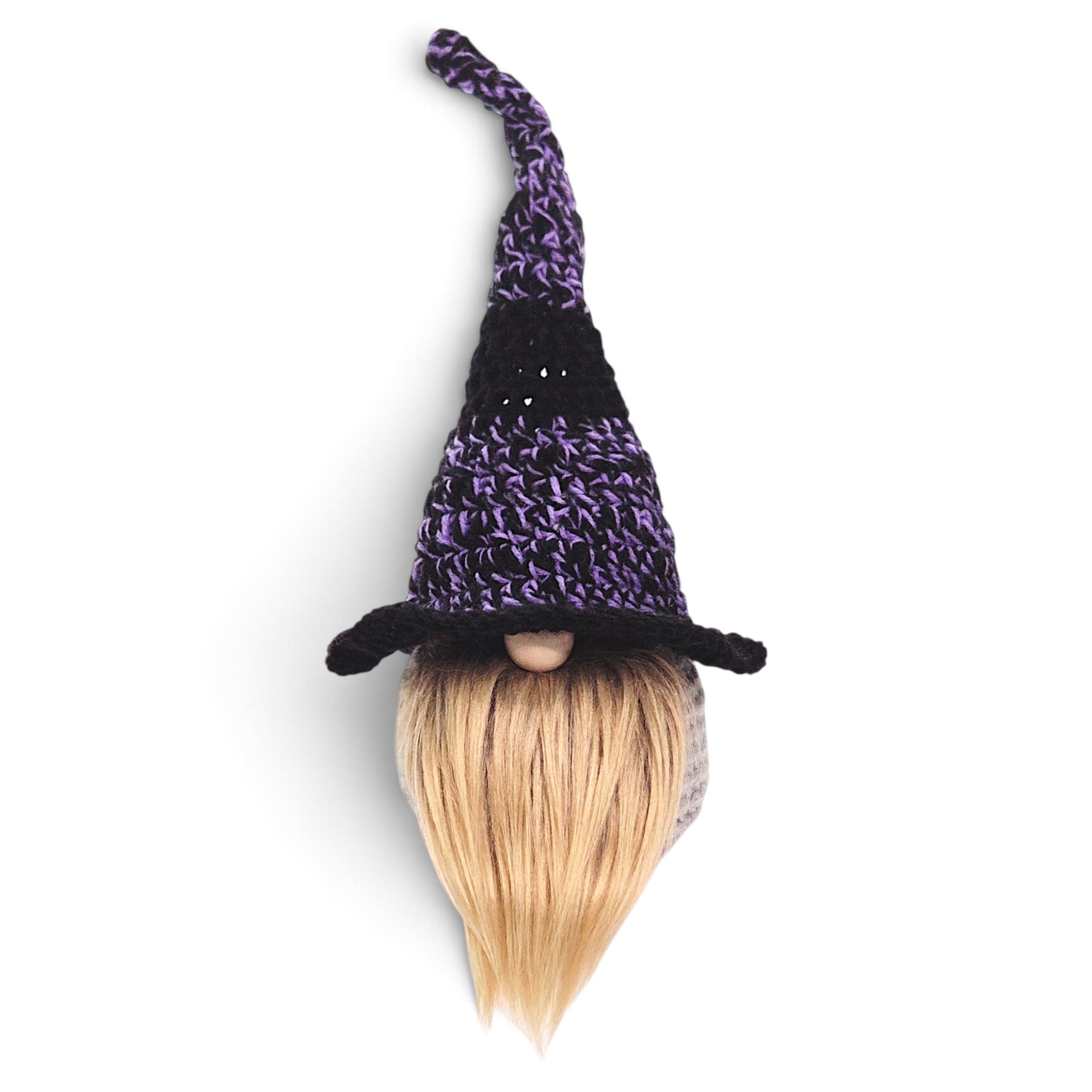 Purple Witch | Crochet Gnome Hat