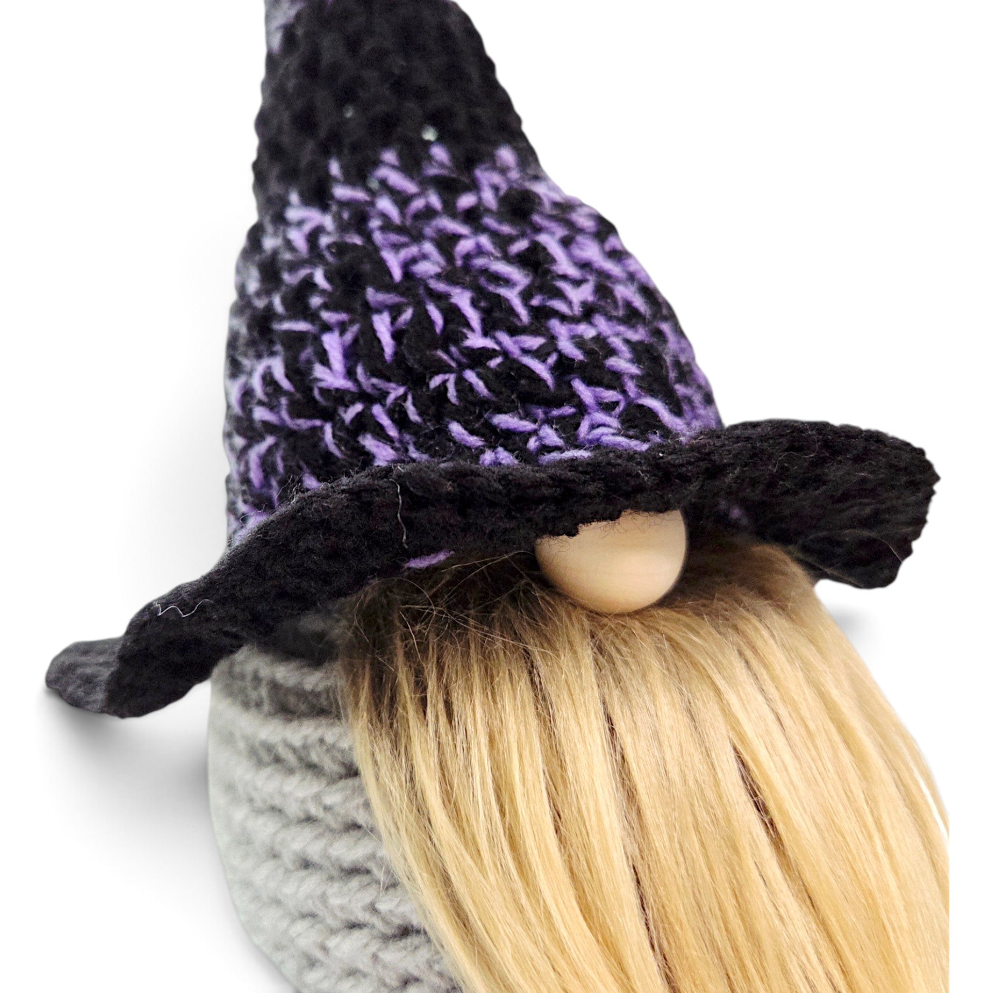 Purple Witch | Crochet Gnome Hat
