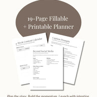 The Launch Edit — Social Media Product Launch Planner