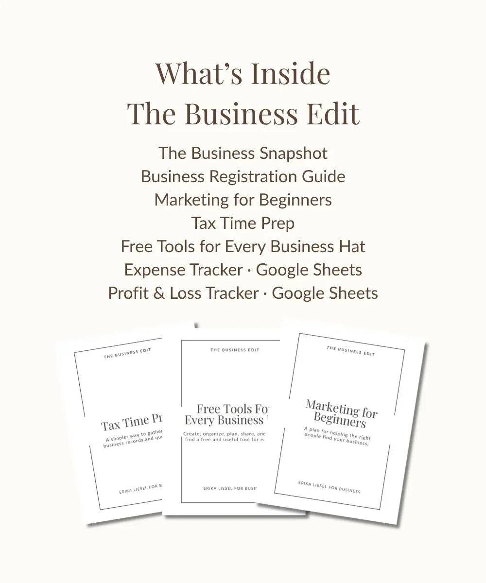 The Business Edit — Small Business Starter Bundle