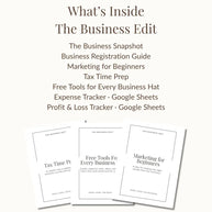 The Business Edit — Small Business Starter Bundle
