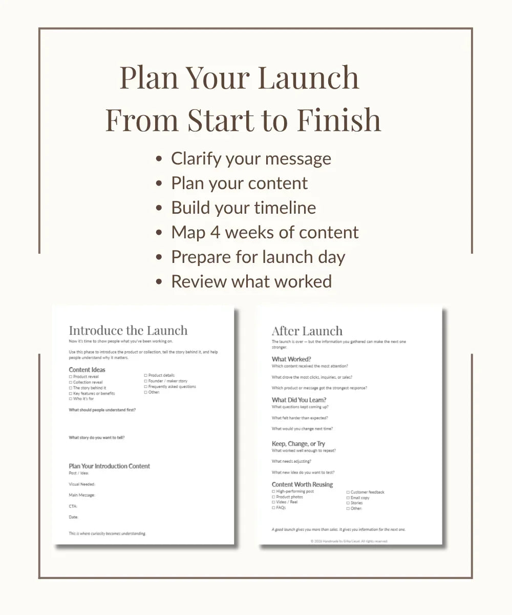The Launch Edit — Social Media Product Launch Planner