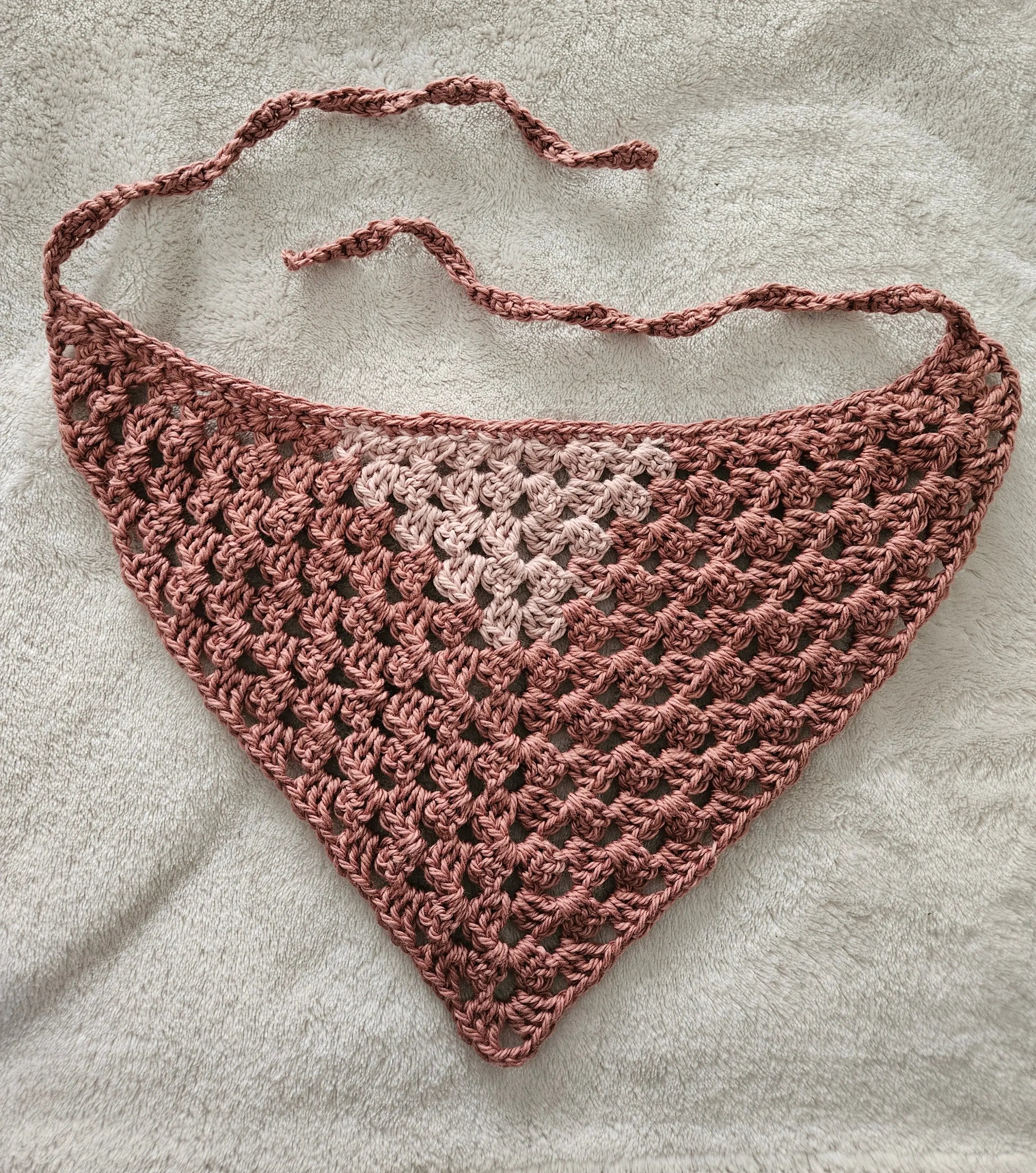 Crochet Bandana - Handmade by Erika Liesel
