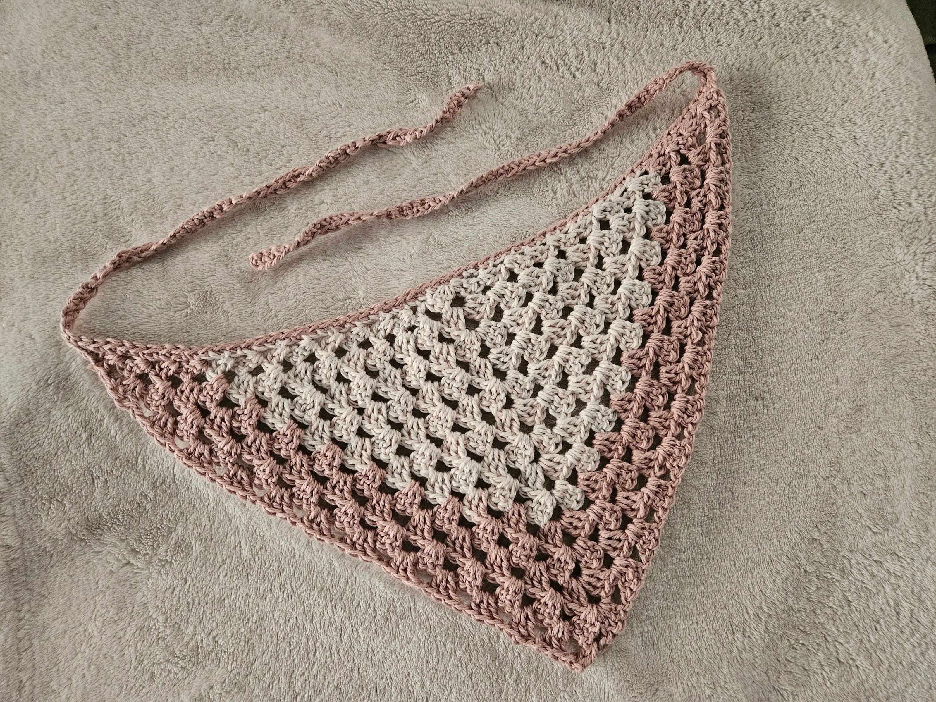 Crochet Bandana - Handmade by Erika Liesel