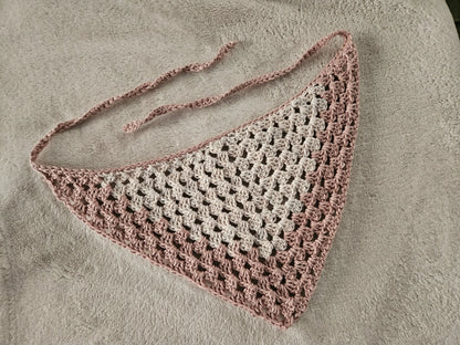 Crochet Bandana - Handmade by Erika Liesel