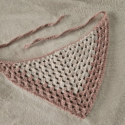 Crochet Bandana - Handmade by Erika Liesel