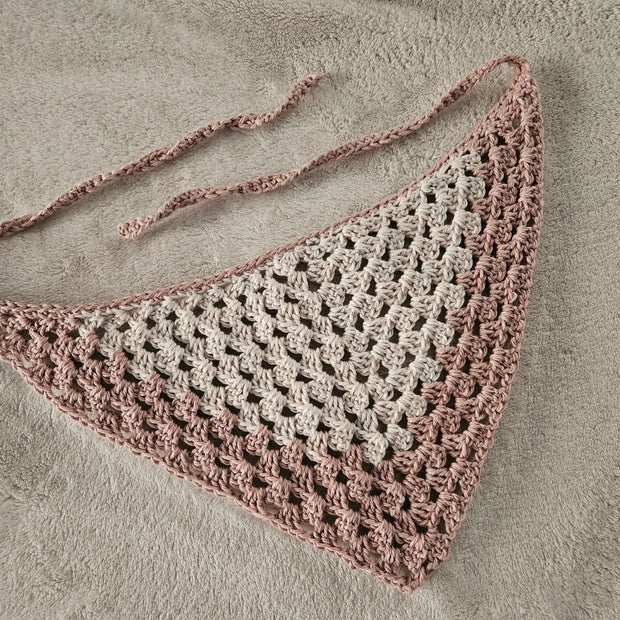 Crochet Bandana - Handmade by Erika Liesel