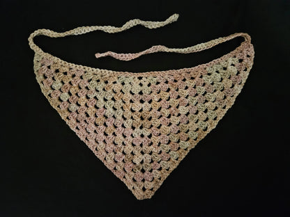 Crochet Bandana - Handmade by Erika Liesel