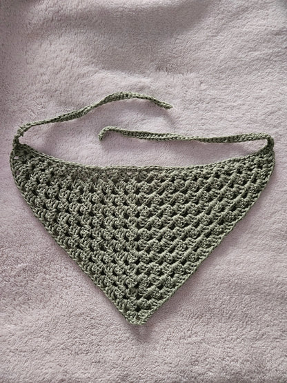 Crochet Bandana - Handmade by Erika Liesel