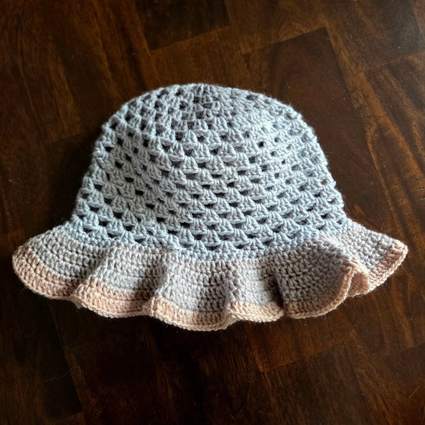 crochet summer sun hat