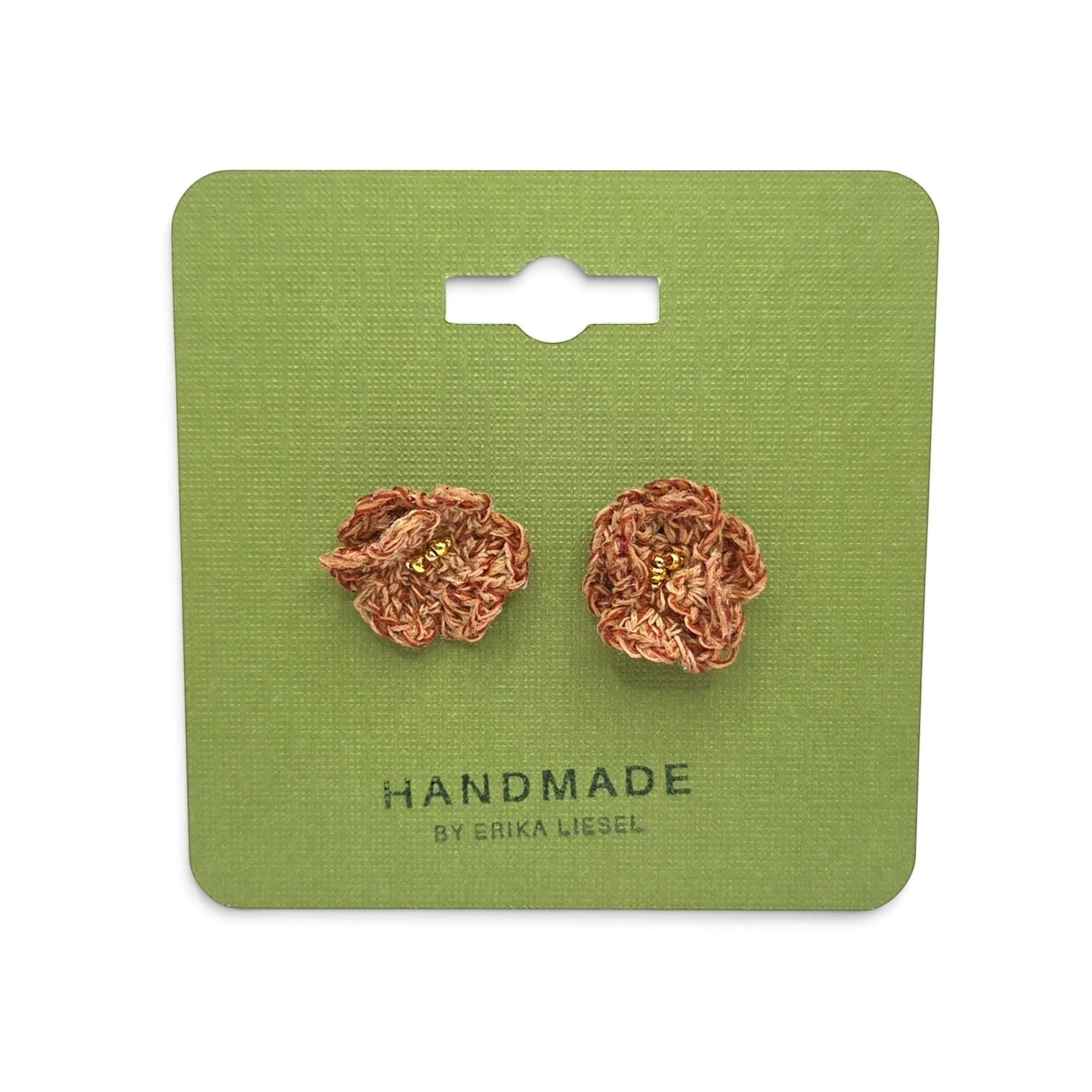 Little Bloom Crochet Stud Earrings