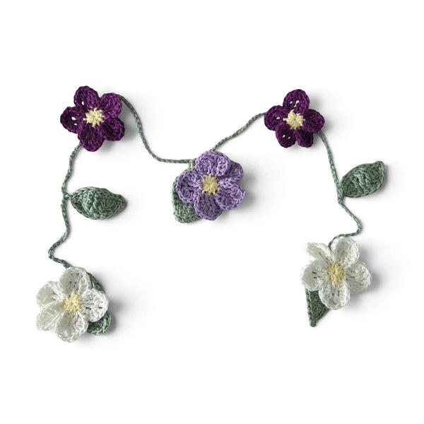 Crochet Floral Garland