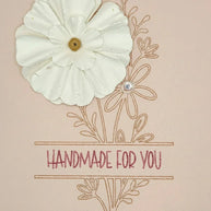 Unique Handmade Floral Card