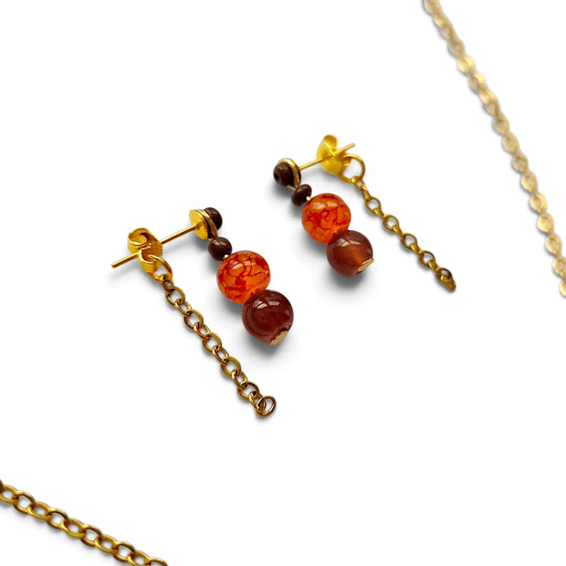 Ember Glow Jewelry Set