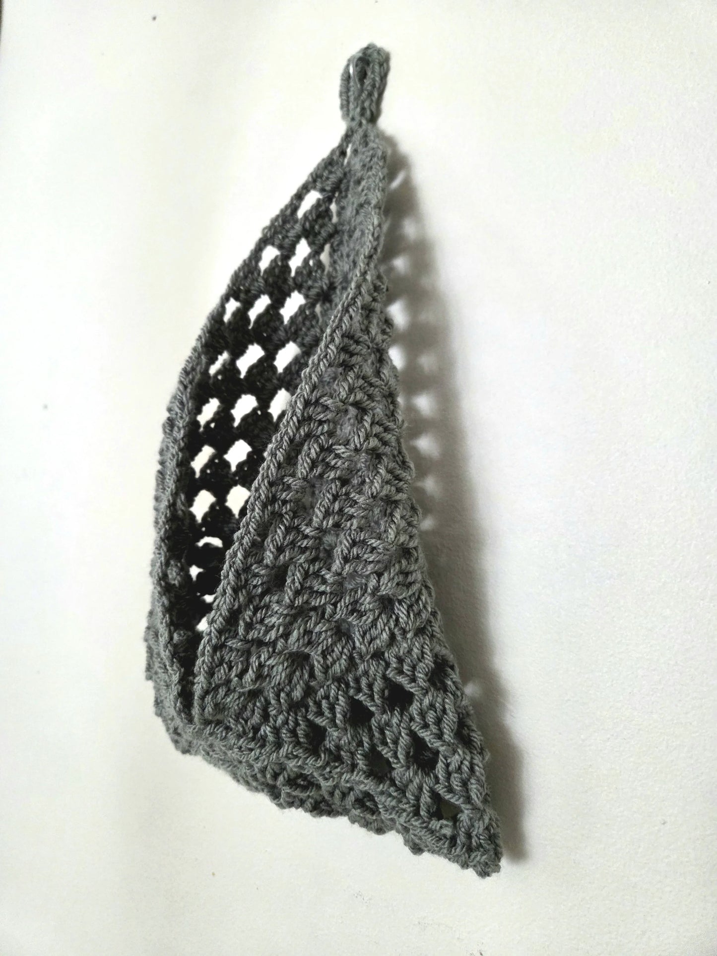 Crochet Wall Pocket Hanger - Handmade by Erika Liesel