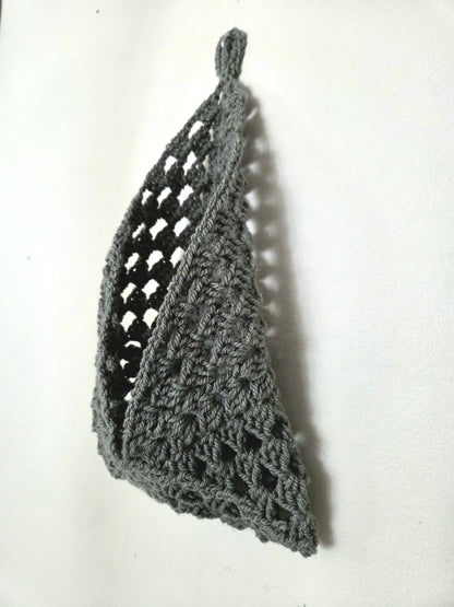 Crochet Wall Pocket Hanger - Handmade by Erika Liesel