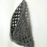 Crochet Wall Pocket Hanger - Handmade by Erika Liesel