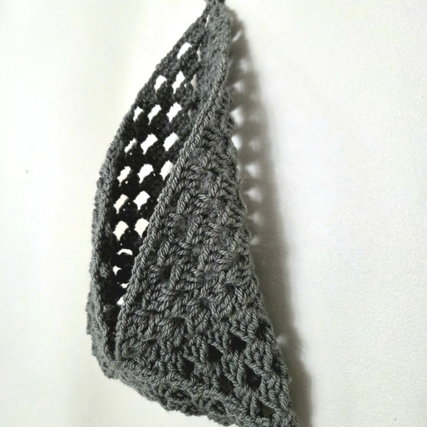 Crochet Wall Pocket Hanger - Handmade by Erika Liesel