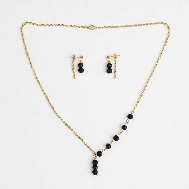 After Dark Jewelry Set (Sterling Silver Chain)