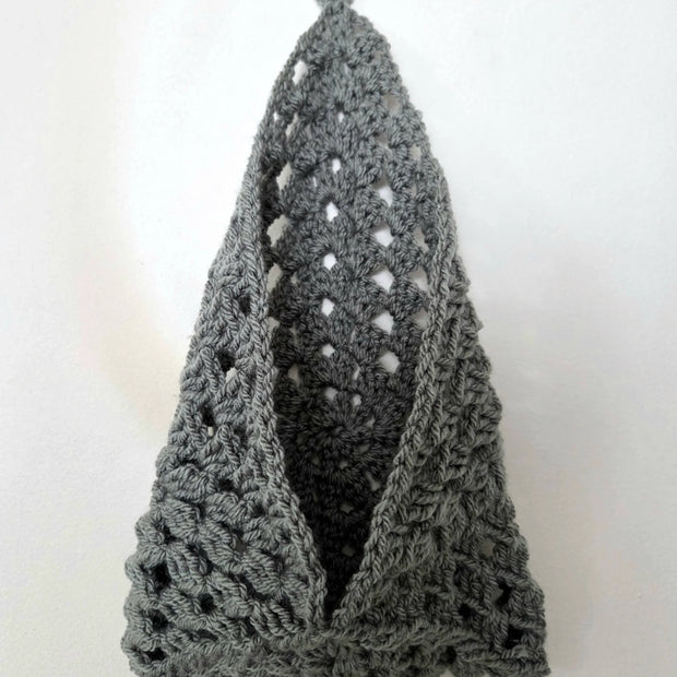 Crochet Wall Pocket Hanger - Handmade by Erika Liesel