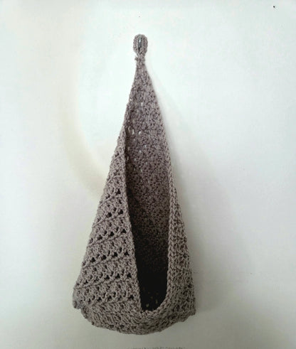 Crochet Wall Pocket Hanger - Handmade by Erika Liesel