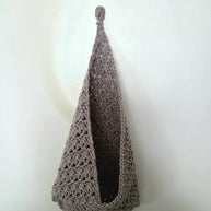 Crochet Wall Pocket Hanger - Handmade by Erika Liesel