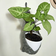 Crochet Wall Pocket Hanger - Handmade by Erika Liesel