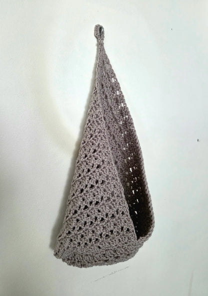 Crochet Wall Pocket Hanger - Handmade by Erika Liesel