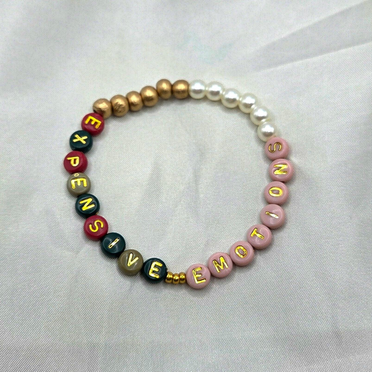 Expensive Emotions Bracelet (Pearl)