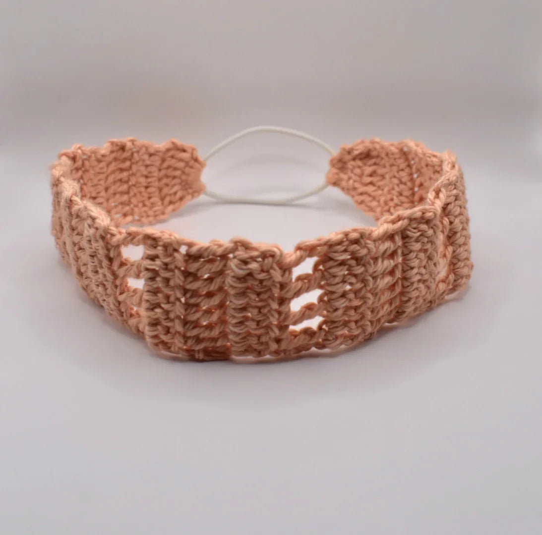 The Classy One - Elastic Headband - Handmade by Erika Liesel