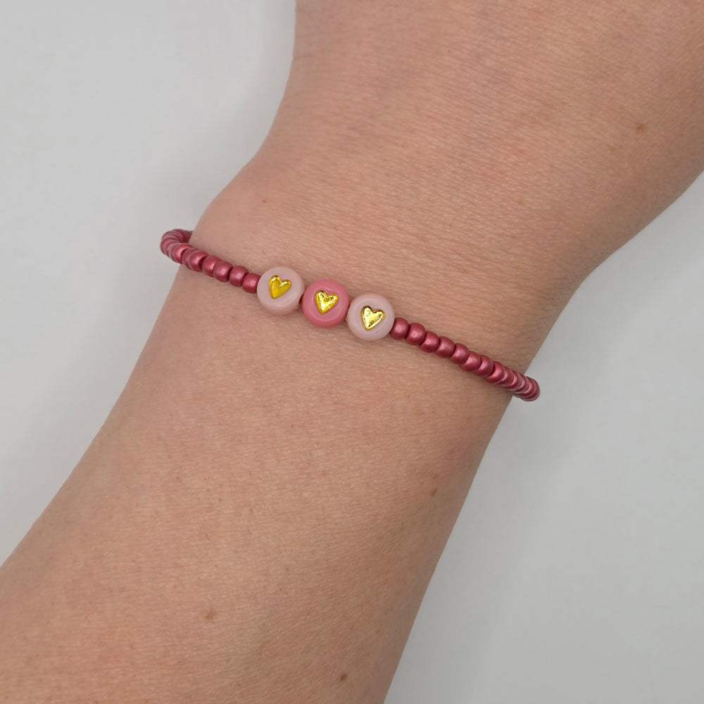 Blush Hearts Bracelet
