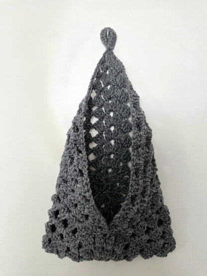 Crochet Wall Pocket Hanger - Handmade by Erika Liesel
