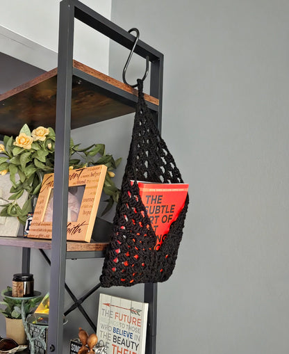 Crochet Wall Pocket Hanger - Handmade by Erika Liesel
